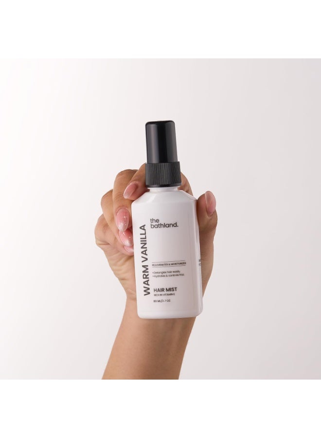 ذا باث لاند بخاخ معطر للشعر برائحة الفانيليا الدافئة 80 مل - Image 3